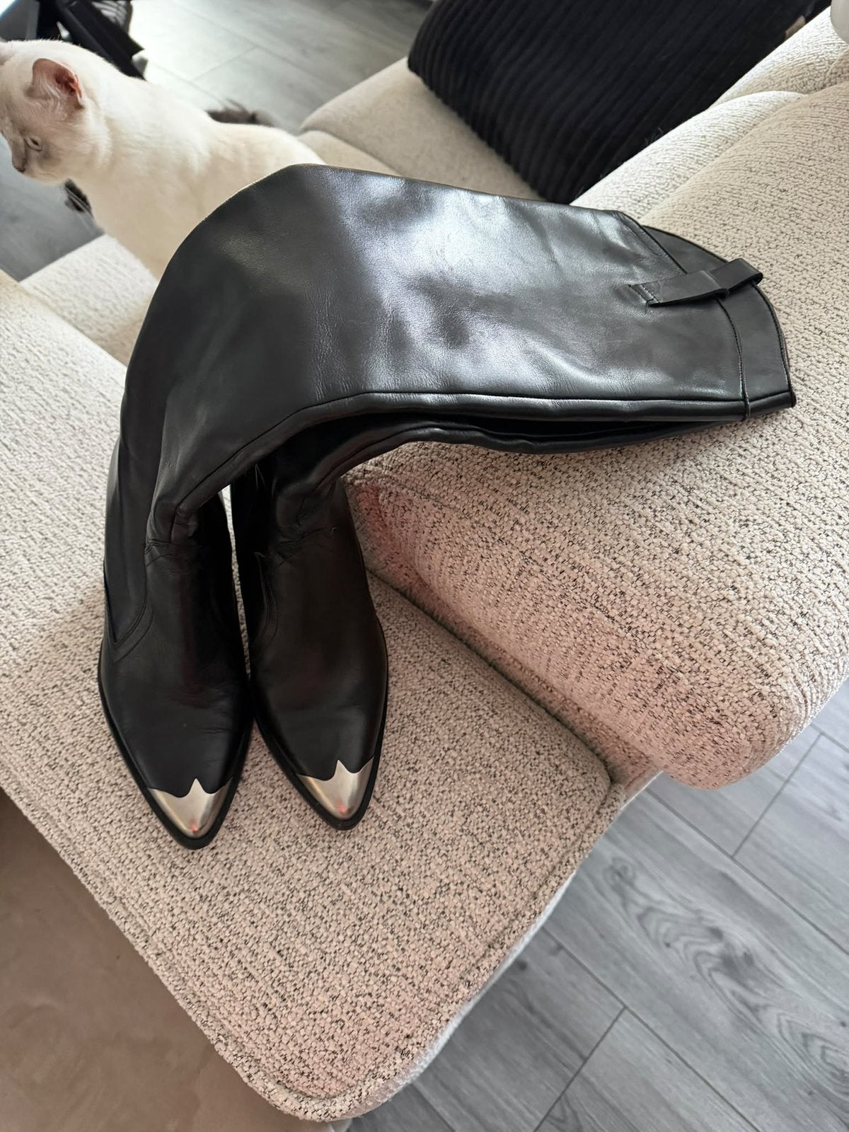 Cowboylaarzen BRONX, Ophalen of Verzenden, Zo goed als nieuw, Zwart, Hoge laarzen