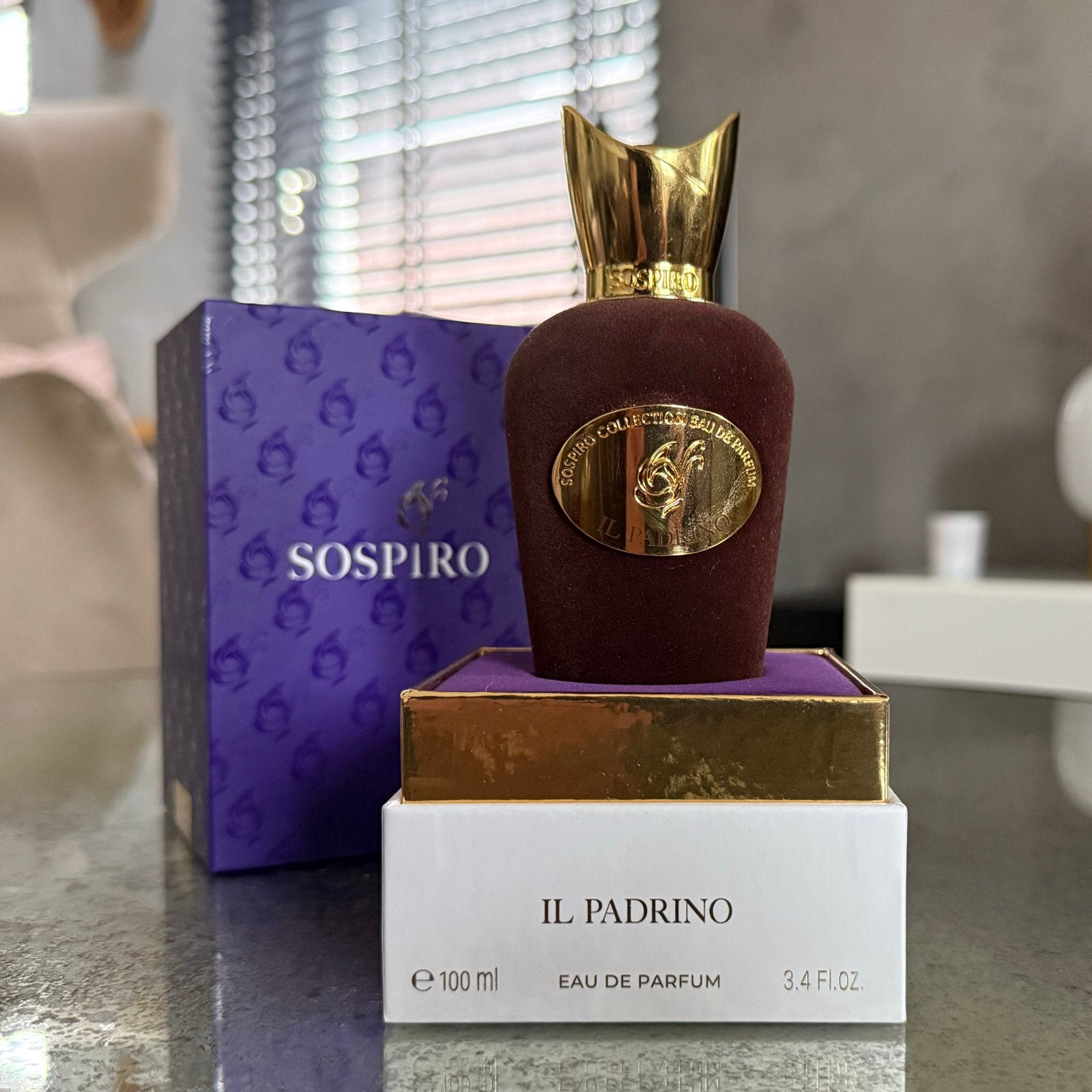 Sospiro Il Padrino Eau de Parfum 90/100ml, Ophalen of Verzenden, Zo goed als nieuw