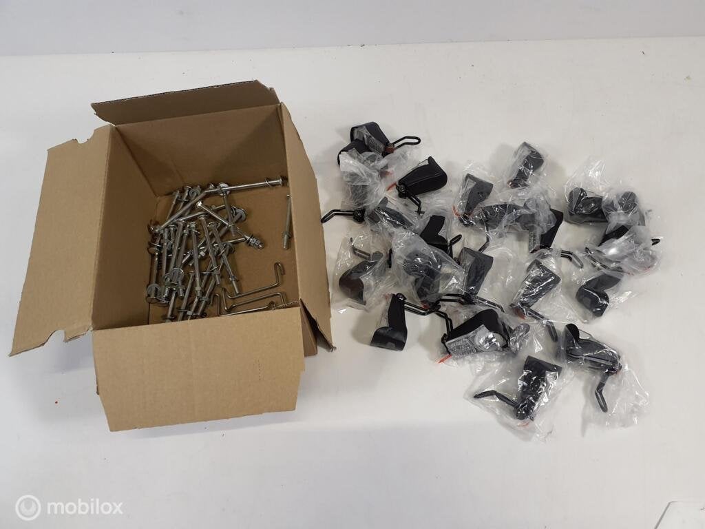 Fietsverlichting koplamp led Incl 1,5v aa bat, Nieuw