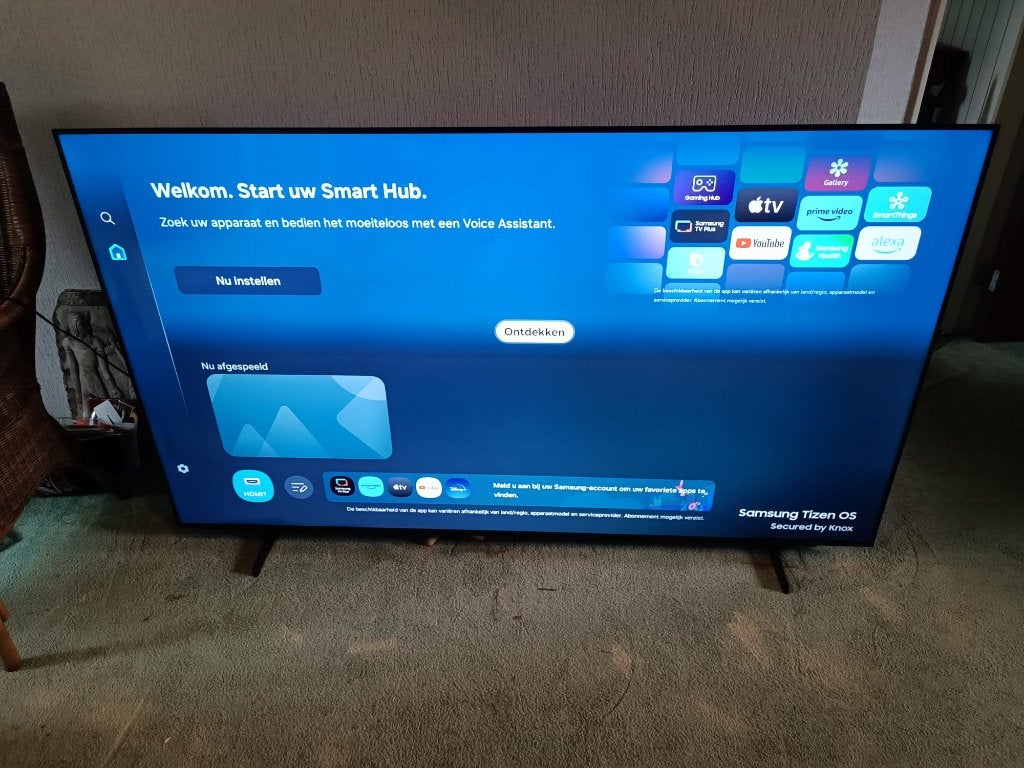 SAMSUNG Ultra HD 4K 75 inch TV (3 maanden oud met garantie), Ophalen, 50 Hz, Zo goed als nieuw, Samsung