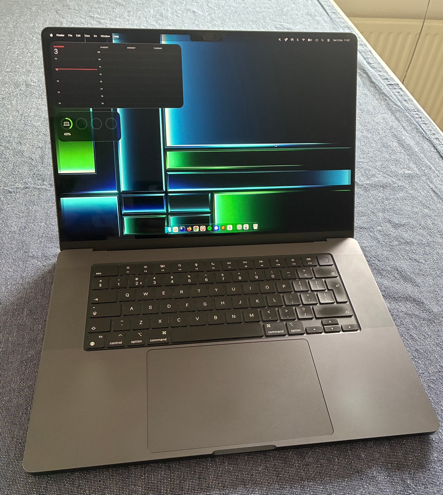 MacBook Pro 16-inch (2023) M3 Pro / 36GB RAM / 512GB SSD, Qwerty, 512 GB, Zo goed als nieuw, 16 inch