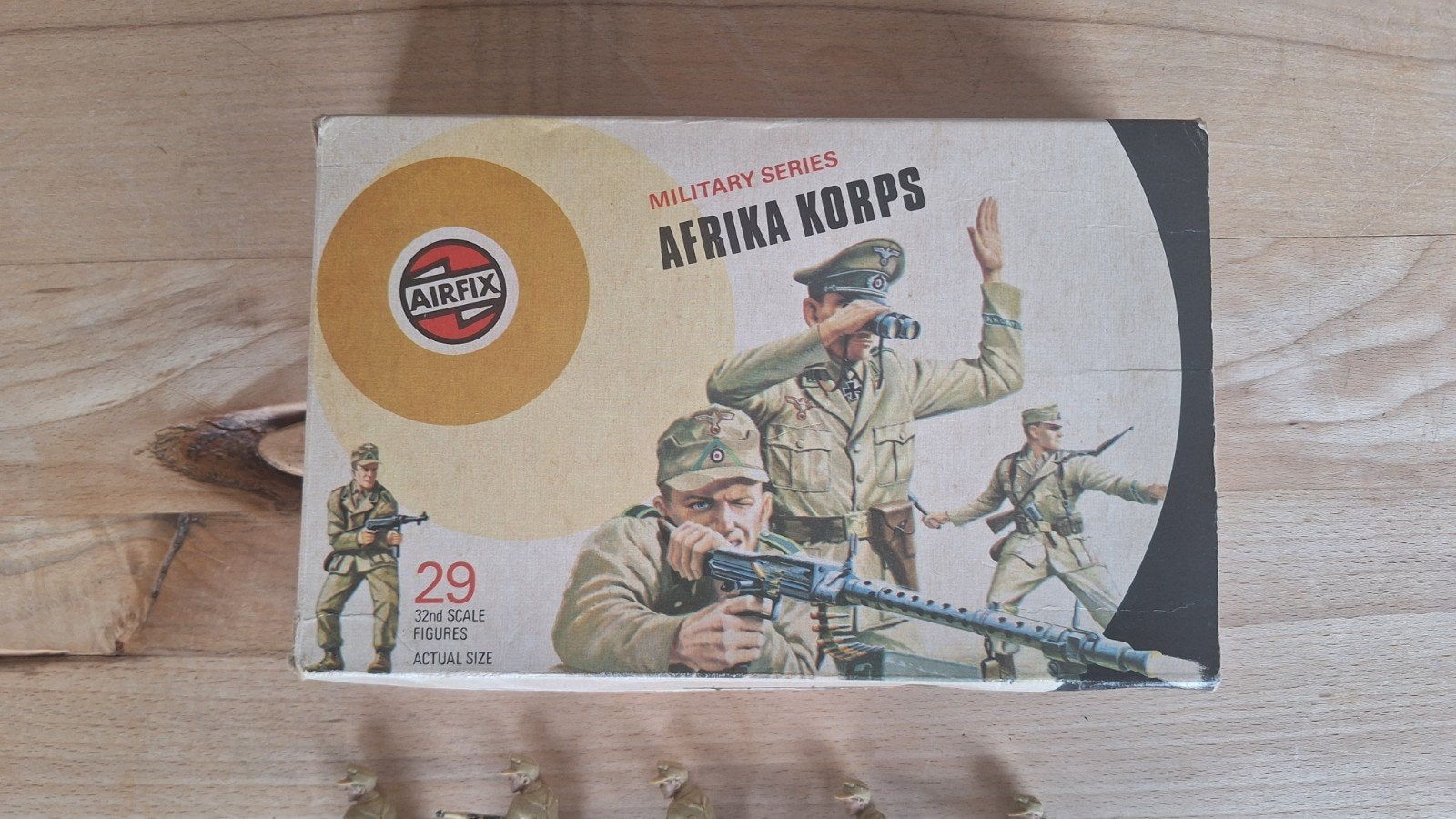 Airfix Afrika Korps Militaire Figuren - Vintage Set, Ophalen of Verzenden, Gebruikt, Figuur of Figuren