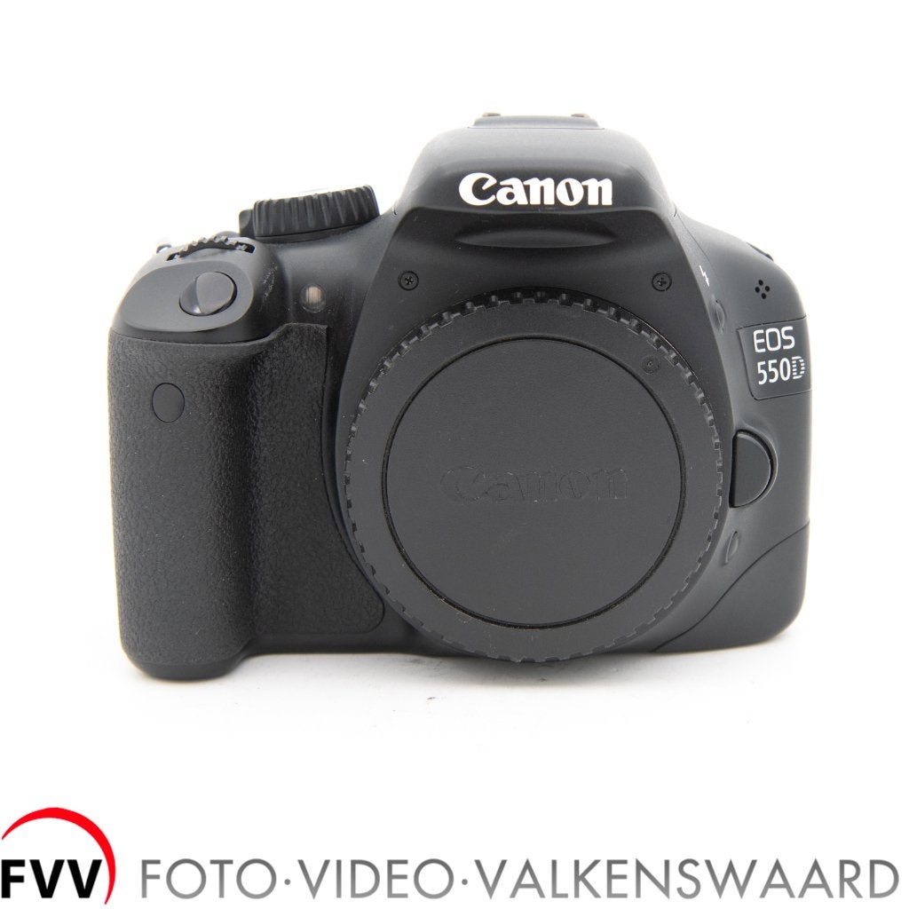 Canon 550D Body, Ingebouwde flitser, Canon, Gebruikt, Accu