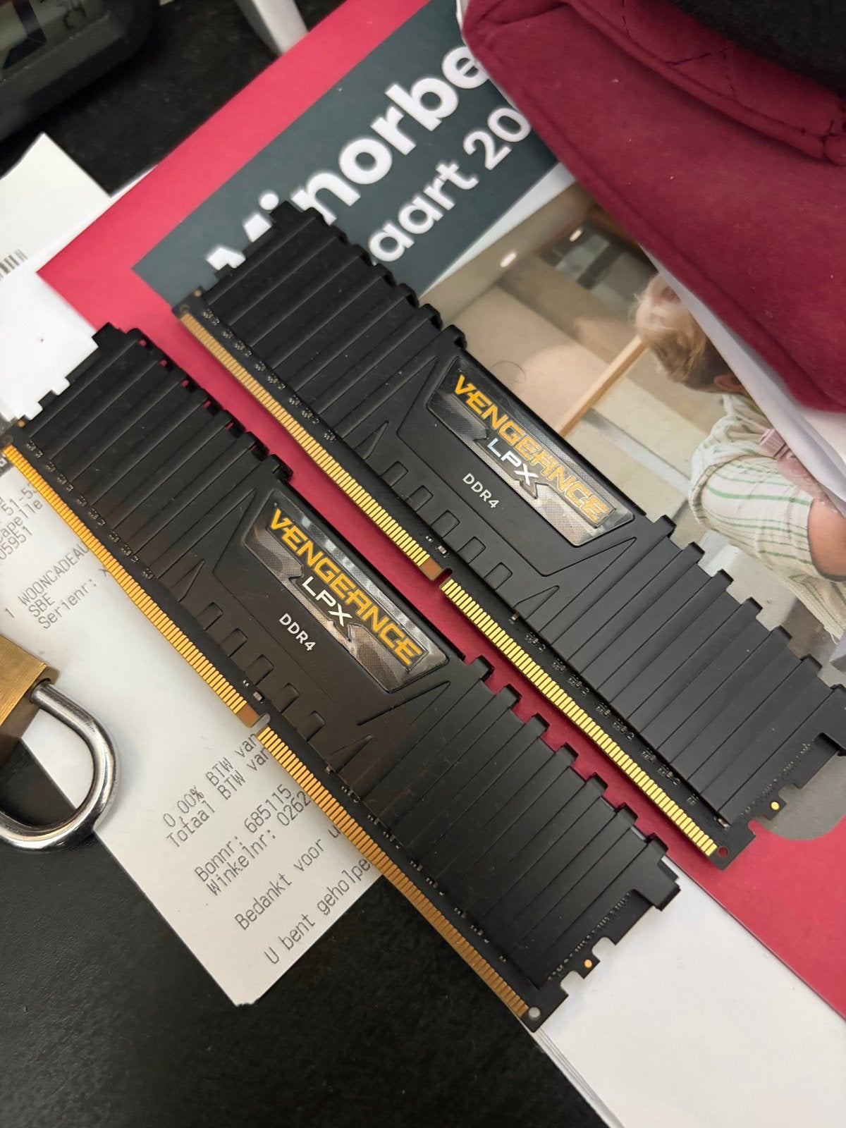 32GB Corsair Vengeance LPX DDR4 RAM 2666MHz (2x 16GB), Ophalen, Gebruikt, 32 GB, DDR4