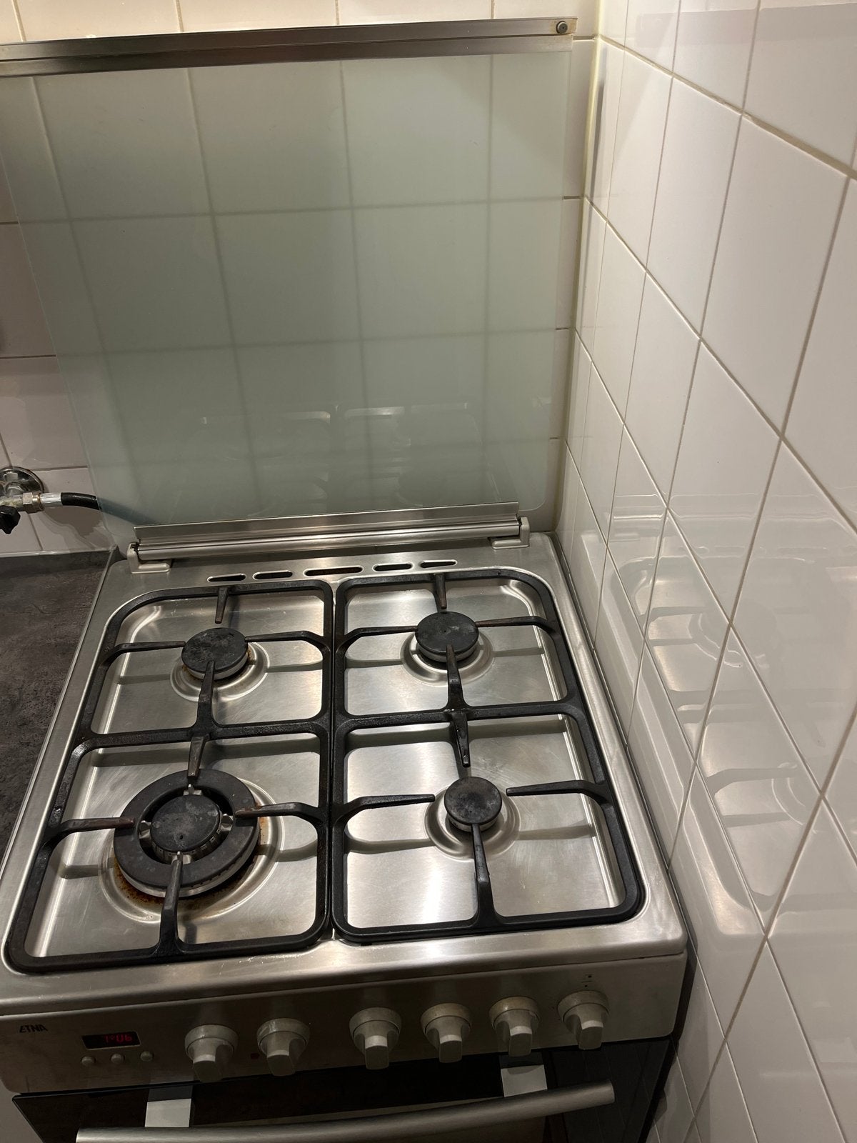 ETNA Vrijstaand Gasfornuis met Oven gebruikt, Witgoed en Apparatuur, Ophalen, Gebruikt, Hete lucht, 60 cm of meer