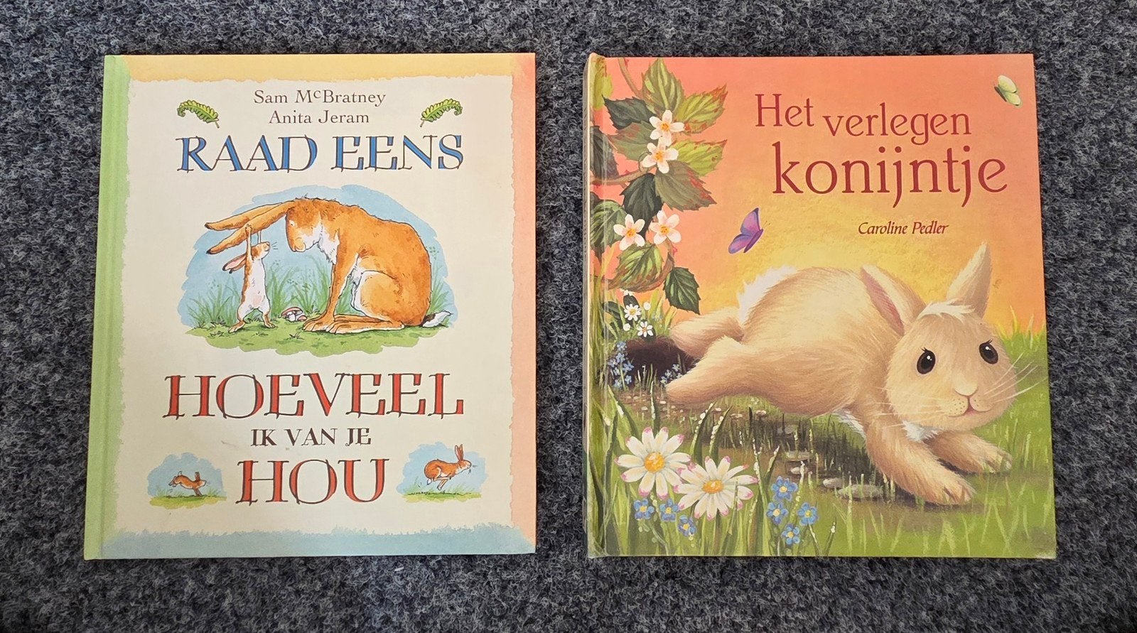 Verlegen Konijntje & Raad eens hoeveel ik van je hou, Boeken, Gelezen, Sam McBratney, Anita Jeram, Caroline Pedler, Fictie algemeen
