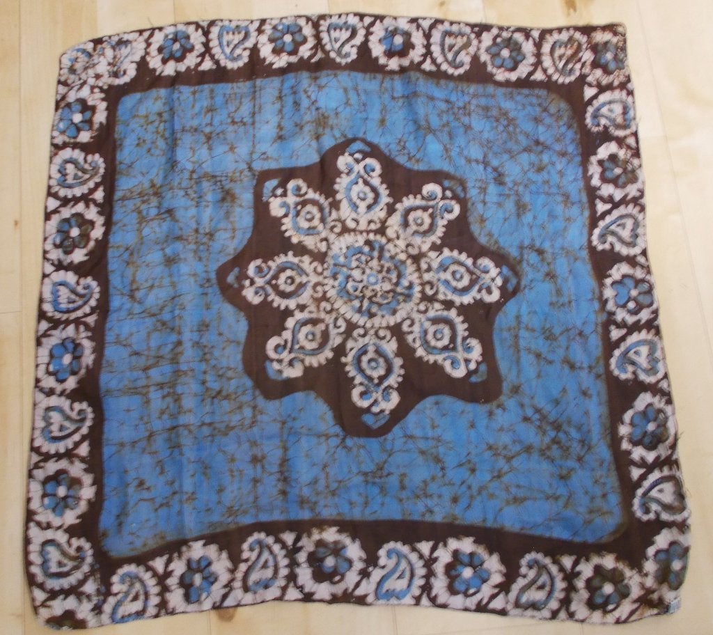 Prachtige handwoven 100% pure silk sjaal made in India, Verzenden, Zo goed als nieuw, Maat 38/40 (M), Sjaal
