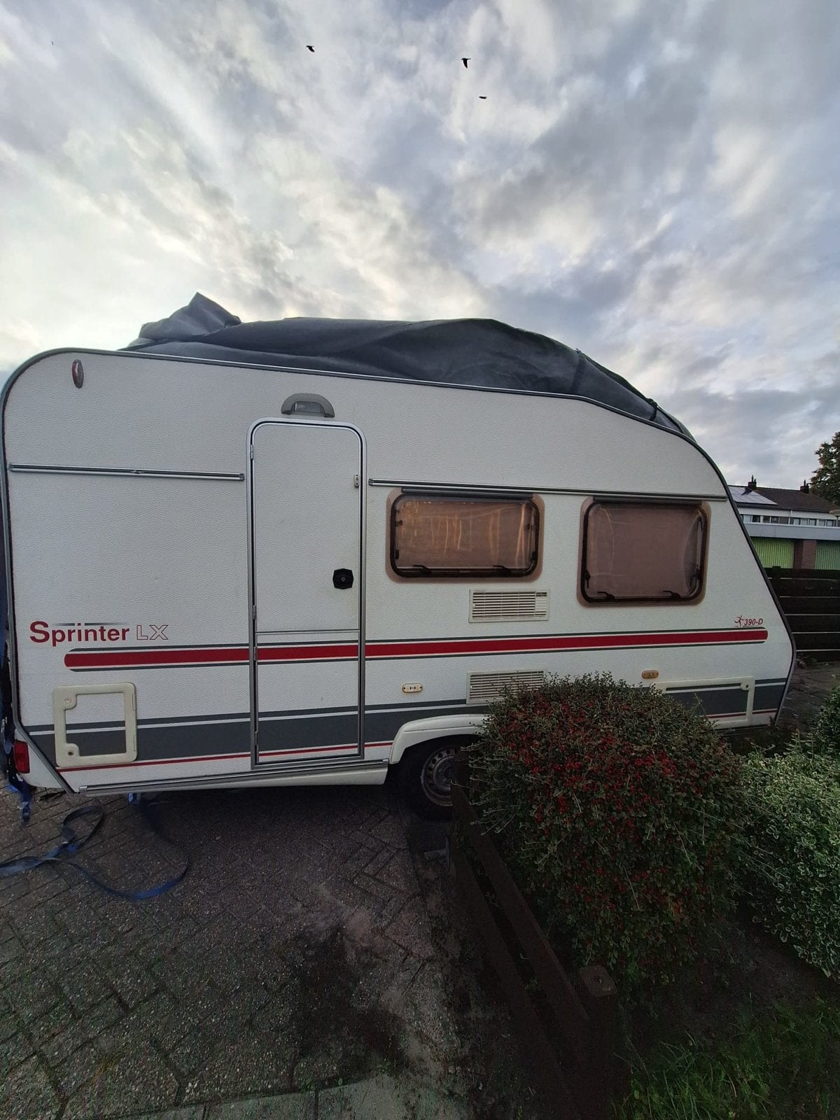 Beyerland Sprinter LX 400D met voortent en luifel, Ophalen