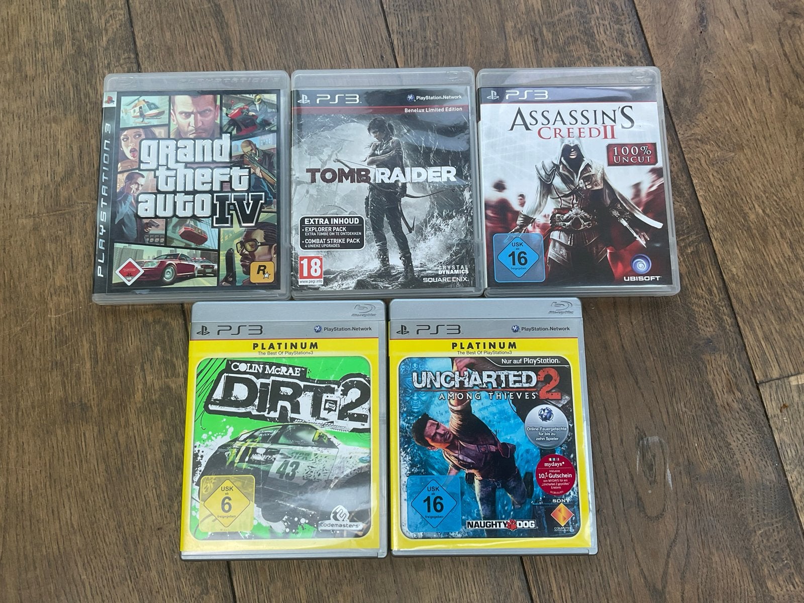 PS3 Games: Grand Theft Auto IV, Tomb Raider, Assassin's Cree, Avontuur en Actie, Online, Gebruikt, Vanaf 18 jaar