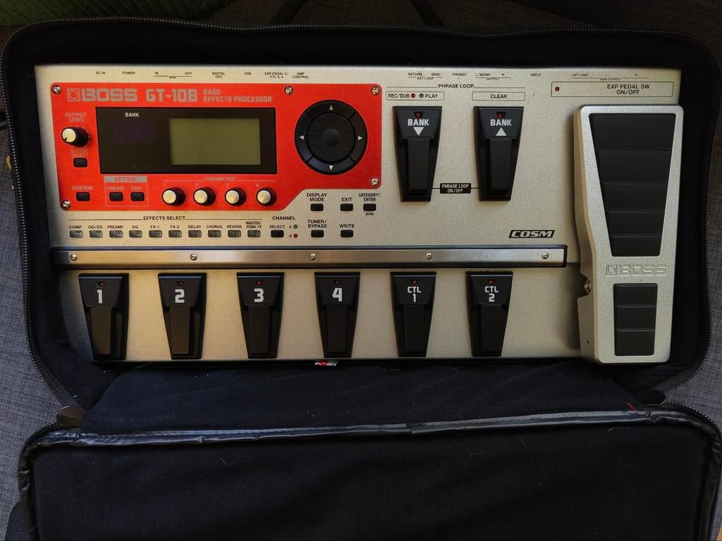 Boss GT-10B Bass Effects Processor, Muziek en Instrumenten, Effecten, Ophalen, Gebruikt, Multi-effect