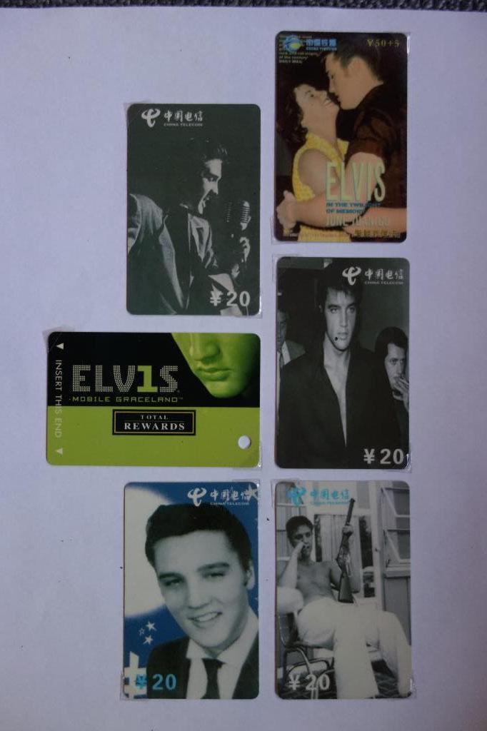 Telefoonkaarten Elvis Presley, Ophalen of Verzenden, Zo goed als nieuw, Overige typen