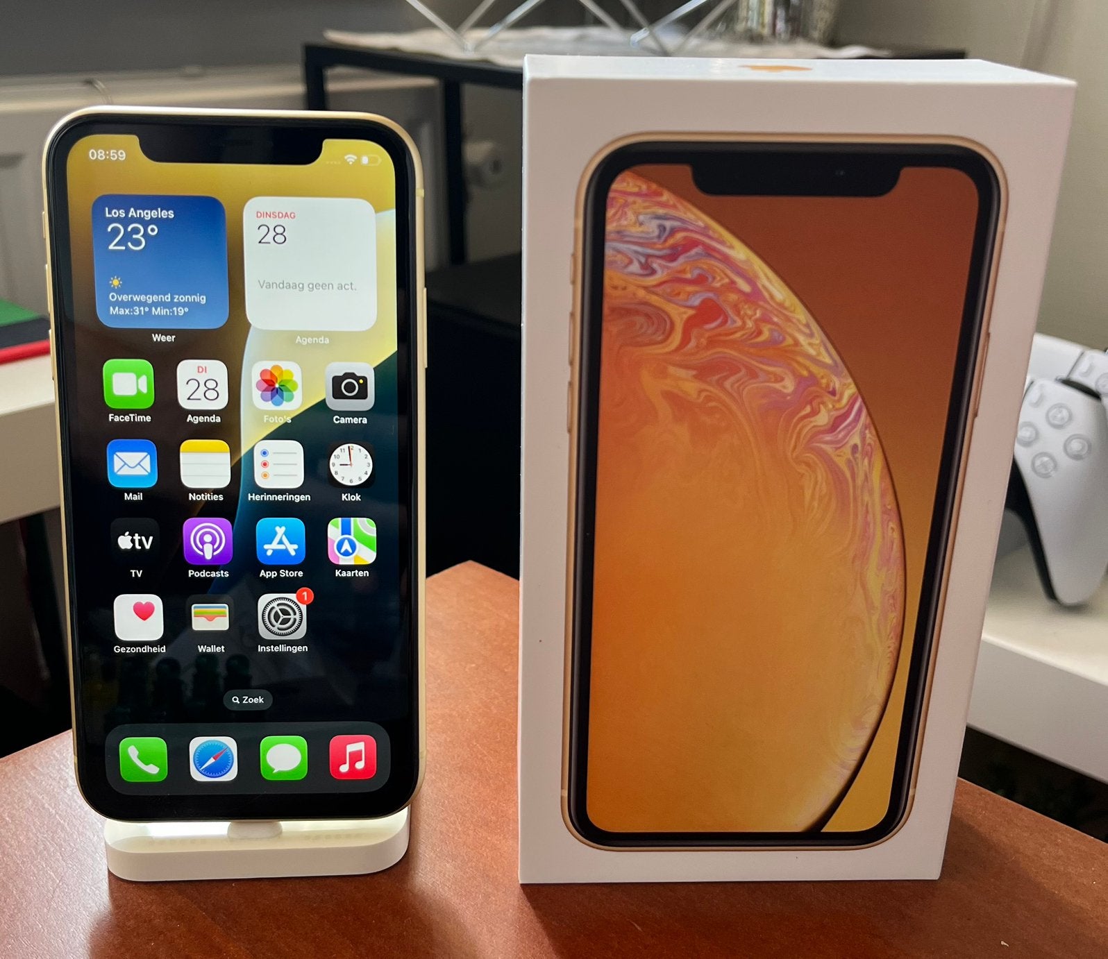 iPhone Xr | Nieuwstaat | 83% batterij, Telecommunicatie, Mobiele telefoons | Apple iPhone, Ophalen, 83 %, Geel, IPhone XR