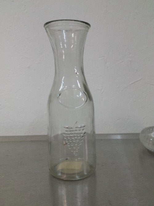 Waterkan van glas met afbeelding van druivenrank, Ophalen of Verzenden, 'T Olde Gre-j, Info@toldegrej.nl, Endepoelstraat 20f Didam