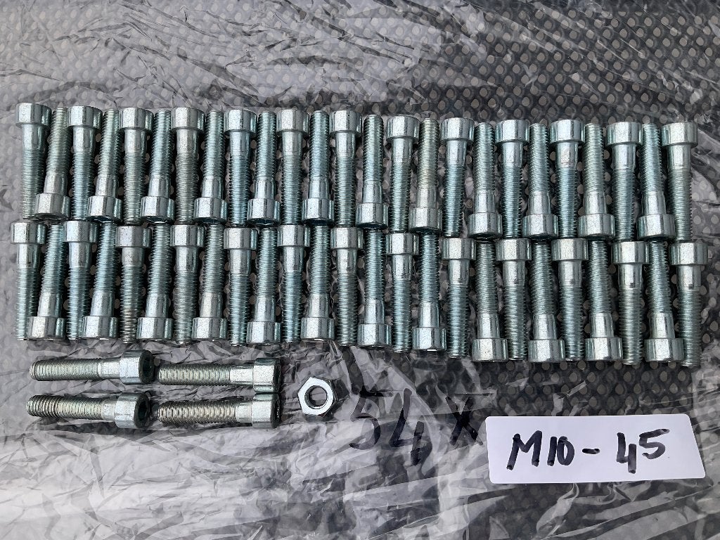 Inbusbout Binnenzeskantbout M10 x 45mm ... 54 stuks, Ophalen, Nieuw, Minder dan 50 mm, Bouten of Moeren