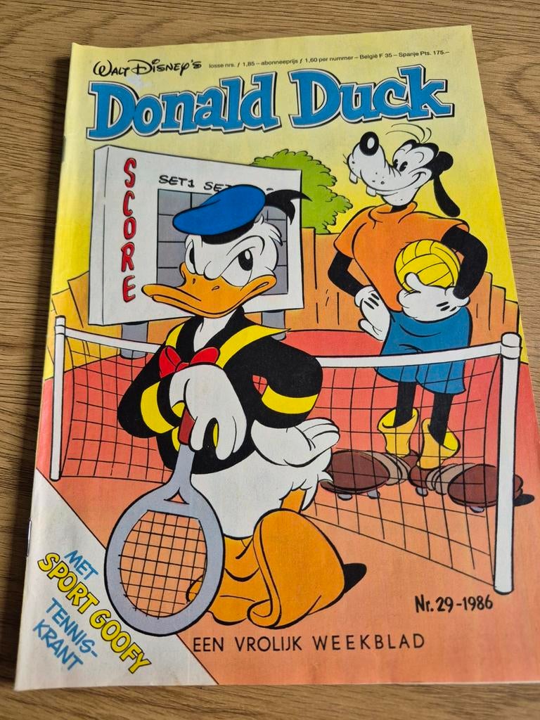 Donald Duck Weekblad Nr. 29-1986 - Met Sport Goofy, Gelezen, Ophalen of Verzenden, Walt Disney, Eén stripboek