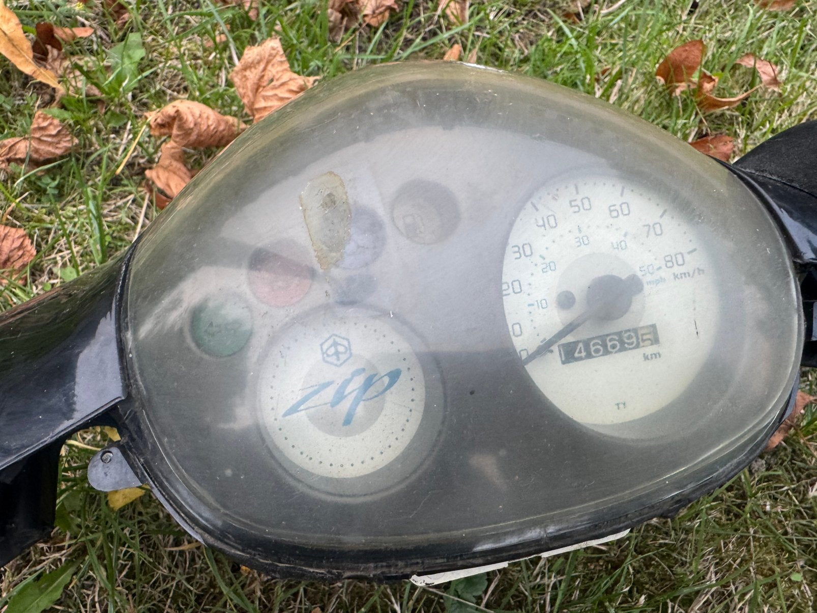 Piaggio Zip kilometerteller met kap, Ophalen of Verzenden, Zo goed als nieuw, Trommel