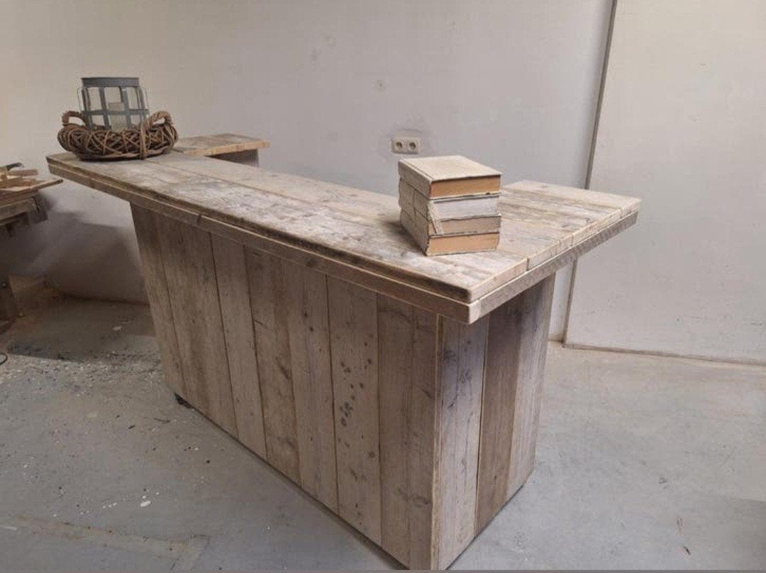 Steigerhout Douglas balie toonbank bar koffie bar, Ophalen of Verzenden
