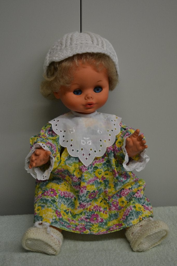 Mooie furga pop uit de jaren ca. 1960 NR 3093, Verzamelen, Ophalen of Verzenden, Zo goed als nieuw, Pop