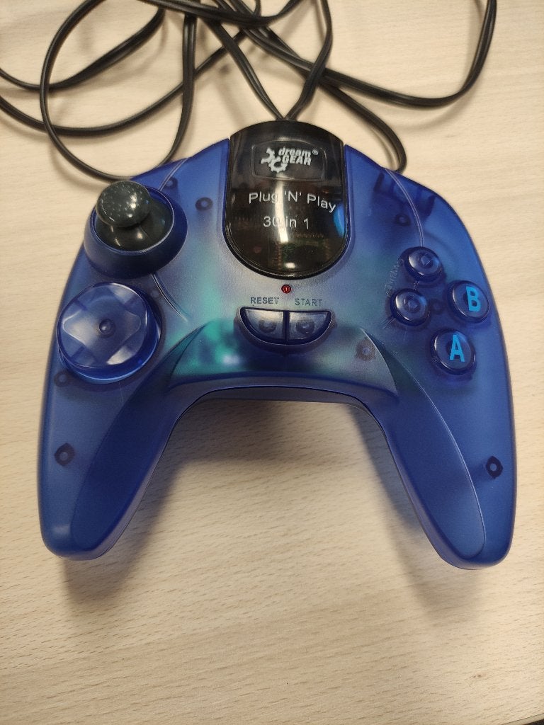 DreamGEAR Plug 'N' Play 30-in-1 Controller (Blauw), Ophalen of Verzenden, Overige merken, Gebruikt