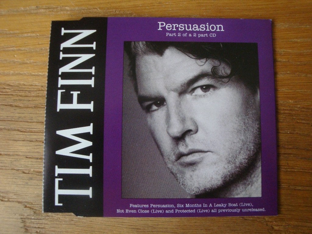 Tim Finn - Persuasion (Part 2 of 2 part CDsingle), Gebruikt, Ophalen of Verzenden, Single, Poprock