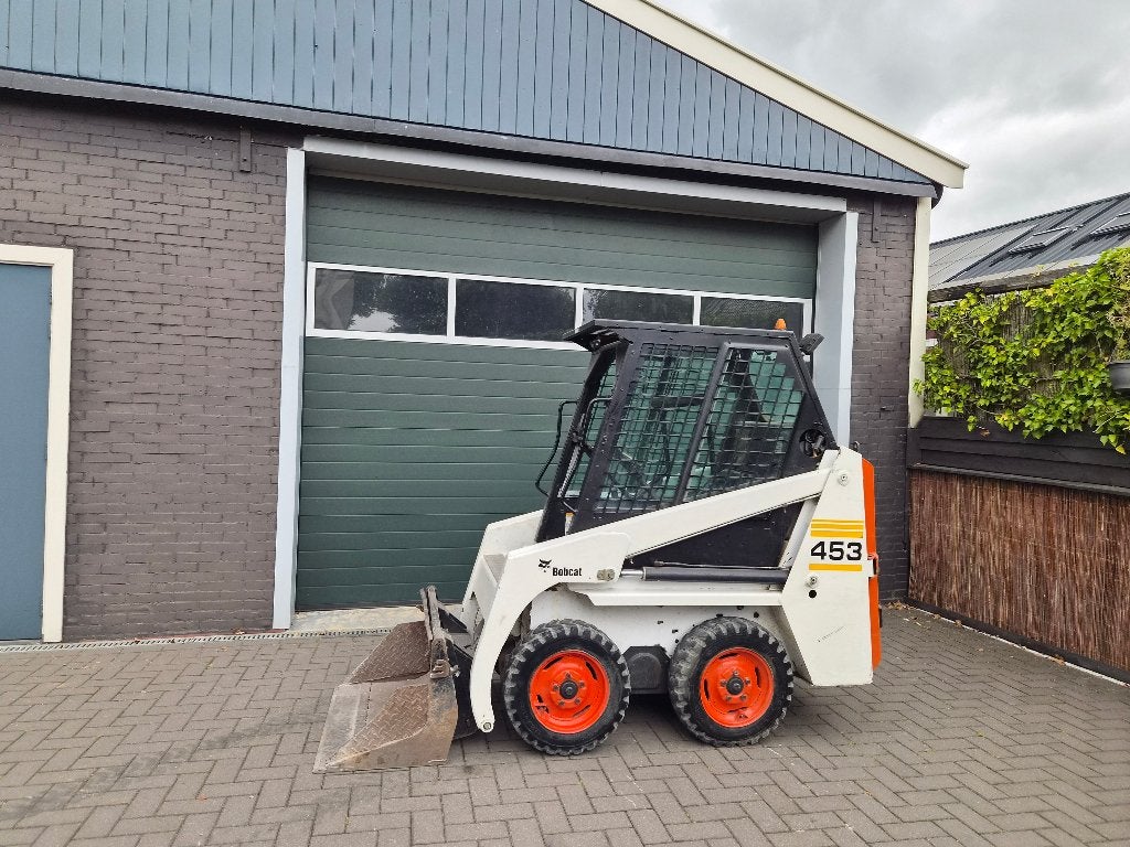 Bobcat schranklader / skid steer incl. bak en vorken, Ophalen, Graafmachine