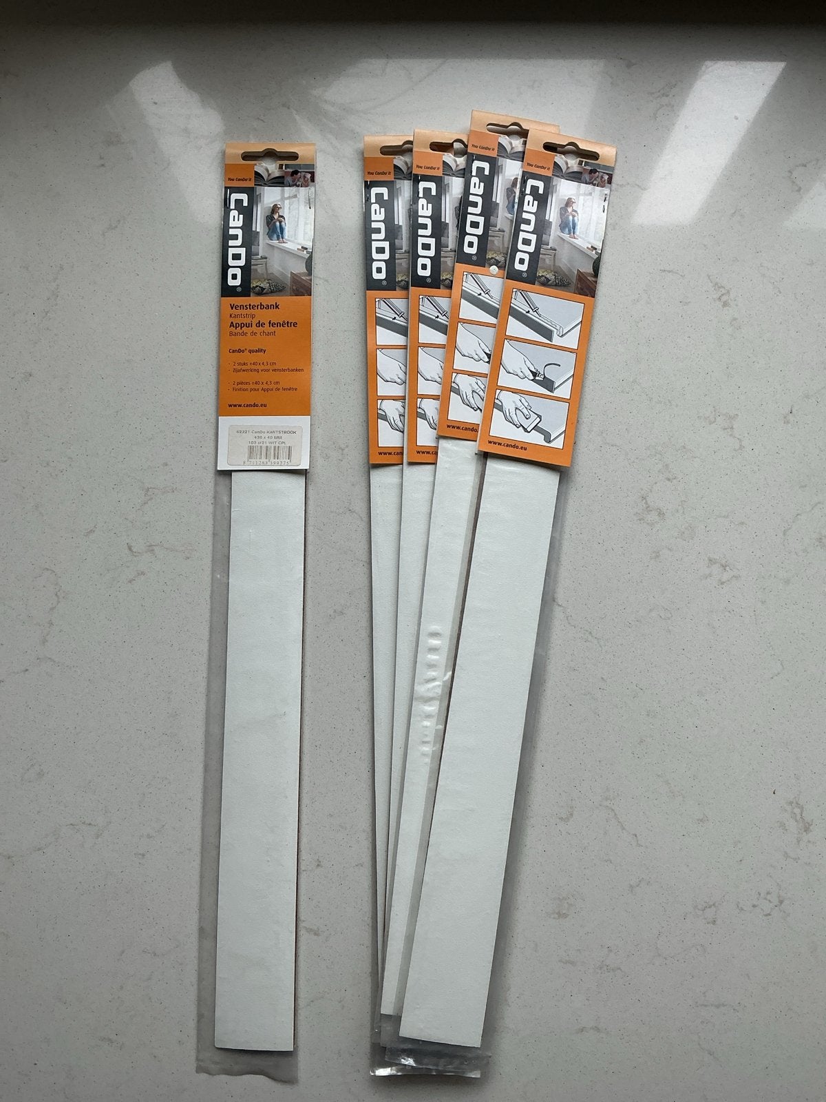 CanDo Vensterbank Kantstrip (prijs p.st.), Doe-het-zelf en Verbouw, Ophalen of Verzenden, Nieuw, Overige typen, Minder dan 80 cm