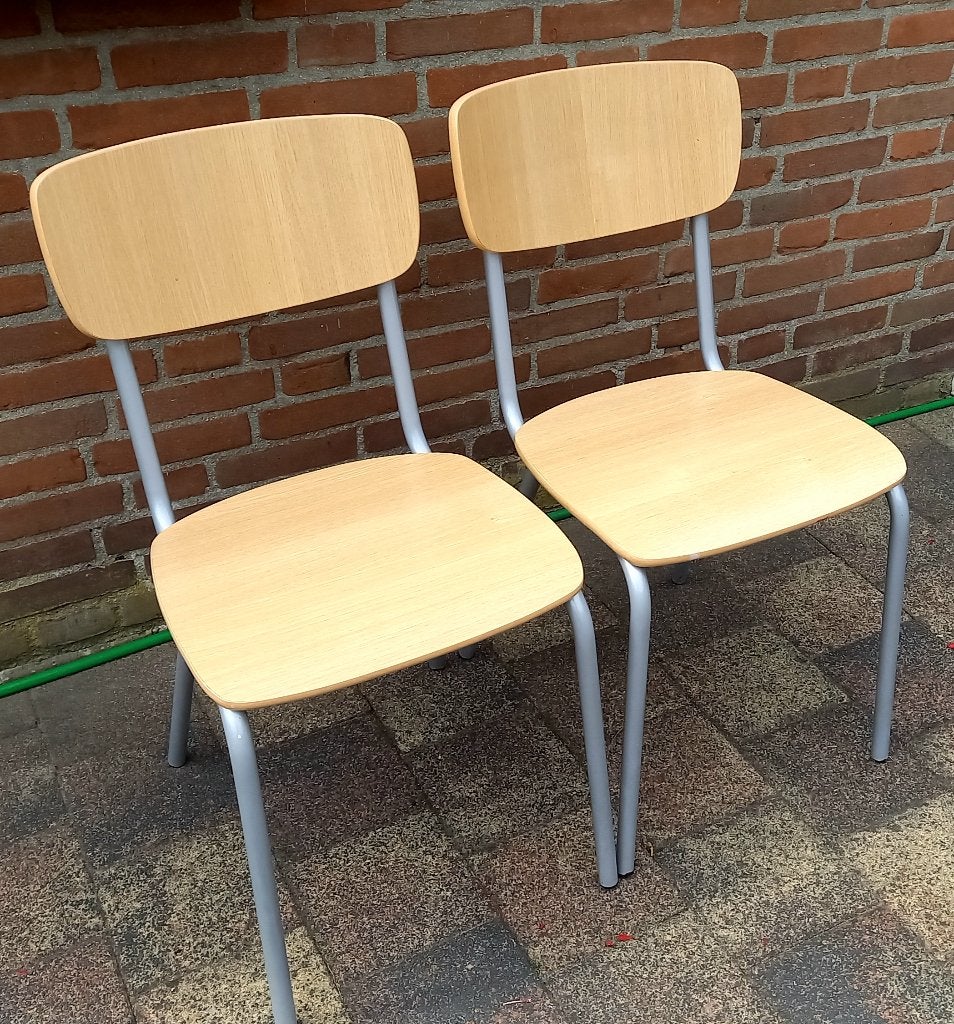 Keukenstoelen (2 stuks), Ophalen, Gebruikt, Twee, Bruin
