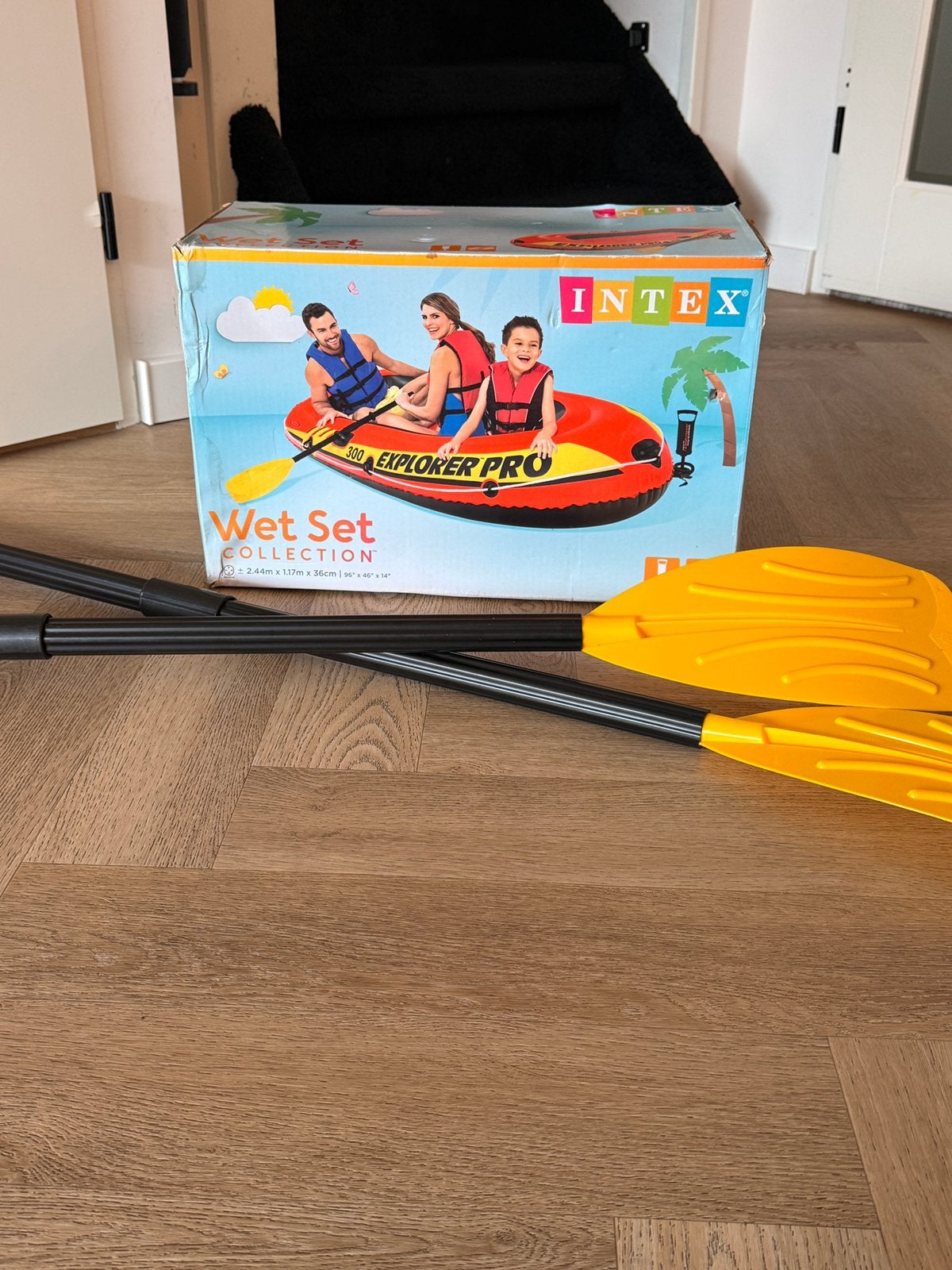 Intex explorer pro 300 opblaasboot, Ophalen of Verzenden, Zo goed als nieuw