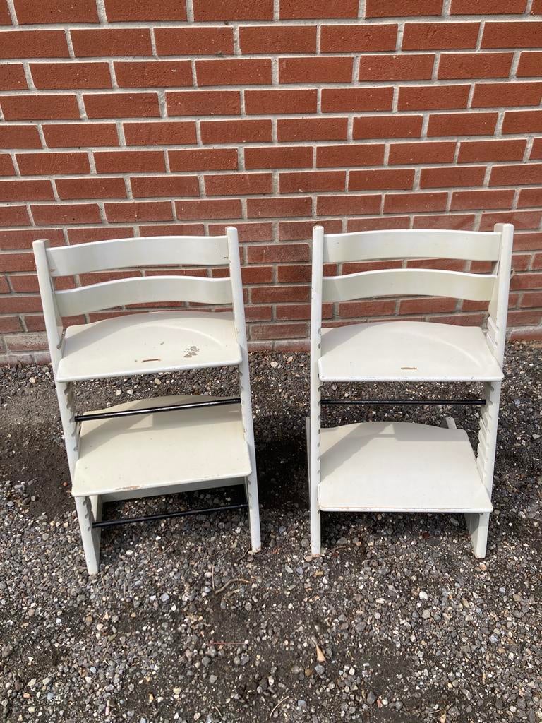 2x Stokke Tripp Trapp meegroeistoel, Ophalen, Gebruikt, Meegroeistoel, Aanschuifbaar