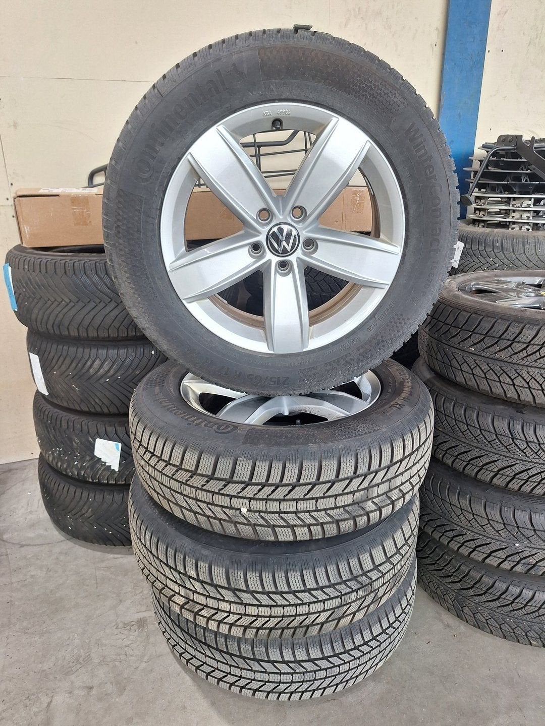Volkswagen Tiguan Winterset 17 Inch, Ophalen, -, -, Banden en Velgen
