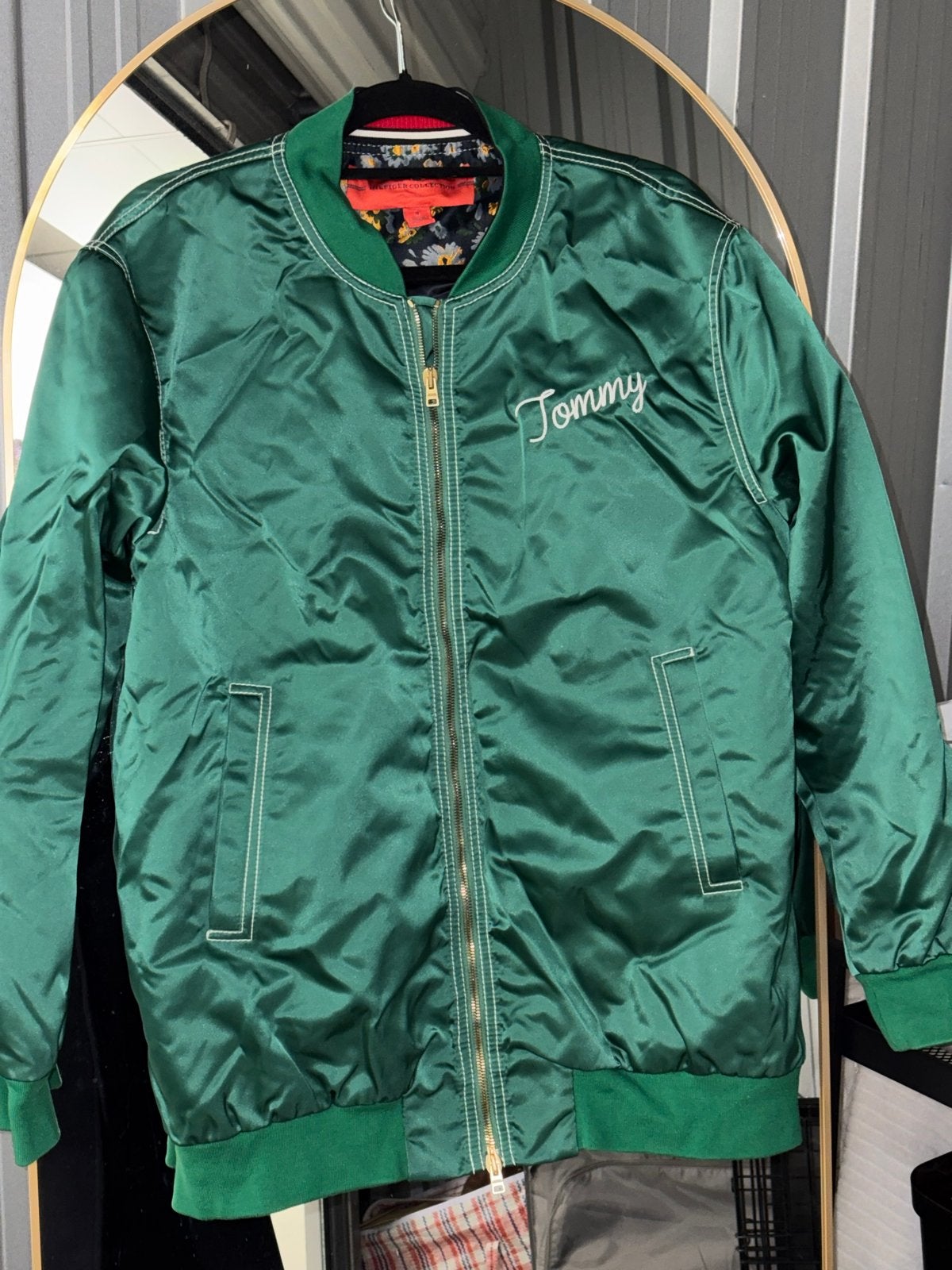 Tommy Hilfiger Collection Groen Bomberjack 'Free Spirit', Kleding | Dames, Ophalen of Verzenden, Zo goed als nieuw, Maat 36 (S)