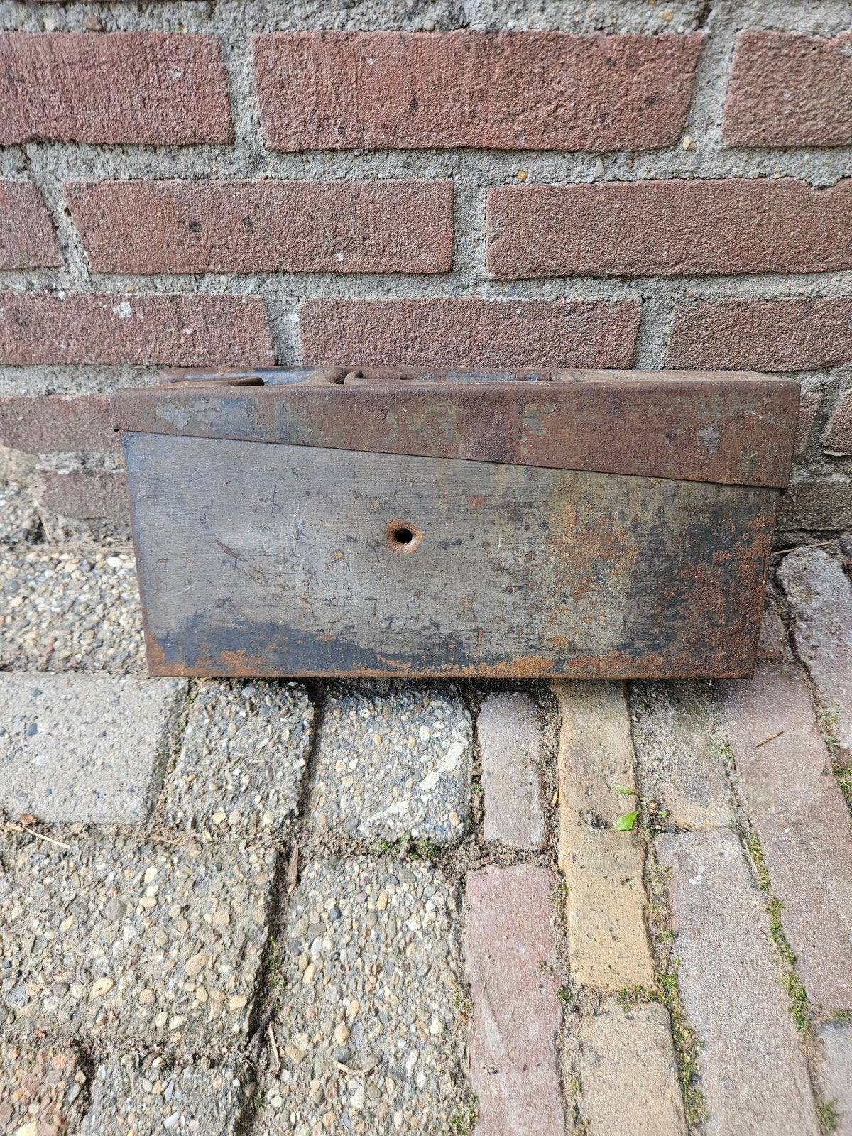 mg34 munitiekist kogelinslag, Verzamelen, Ophalen of Verzenden, Duitsland, Kist of Geocache