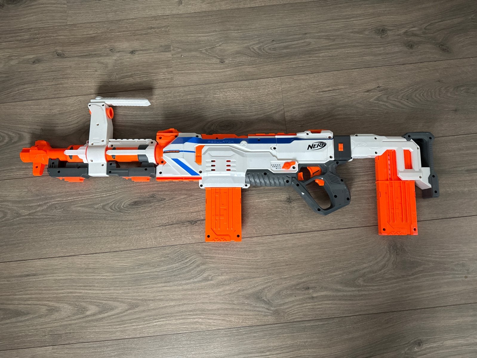 Nerf Modulus Regulator - Compleet met accessoires, Ophalen of Verzenden, Gebruikt, Jongen of Meisje