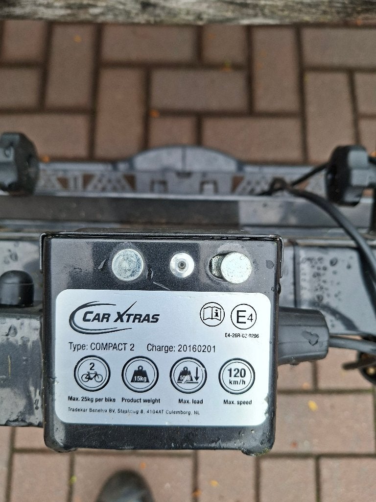 fietsdrager, Ophalen, 2 fietsen, Gebruikt, Trekhaakdrager