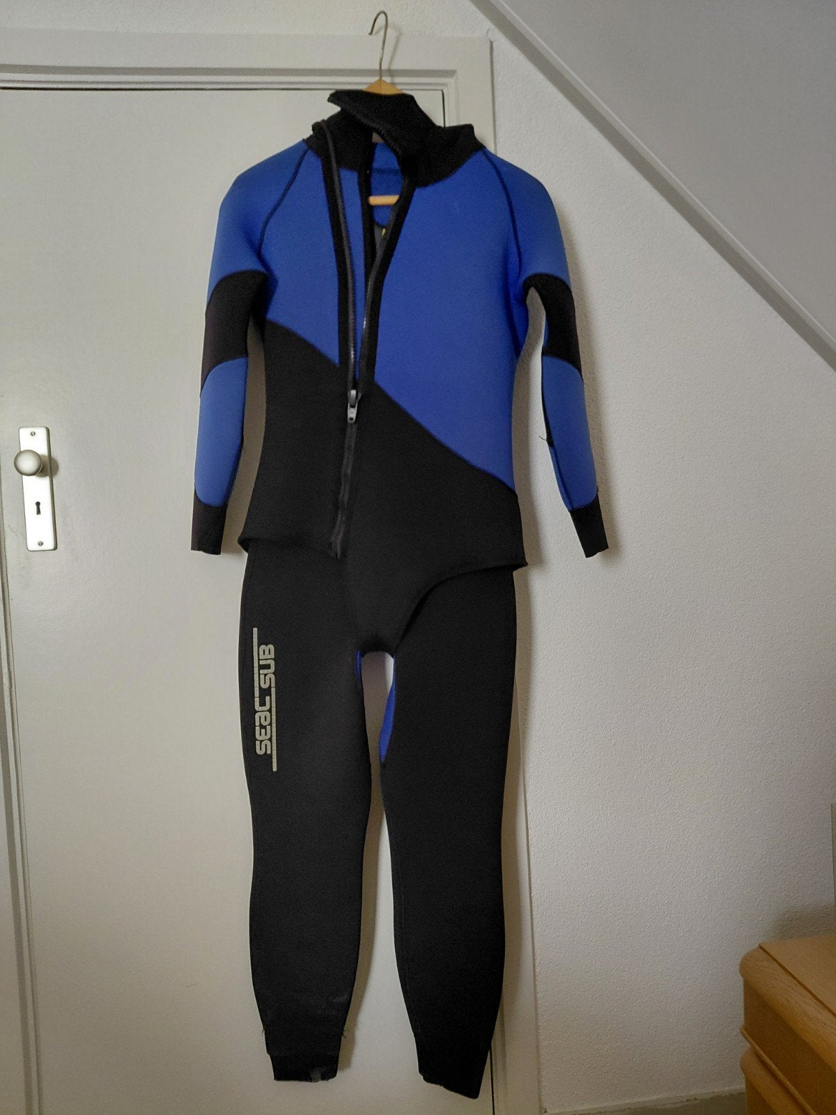 Seac Sub Duikpak - Maat 50 - Blauw/Zwart, Ophalen, Gebruikt, Duikpak