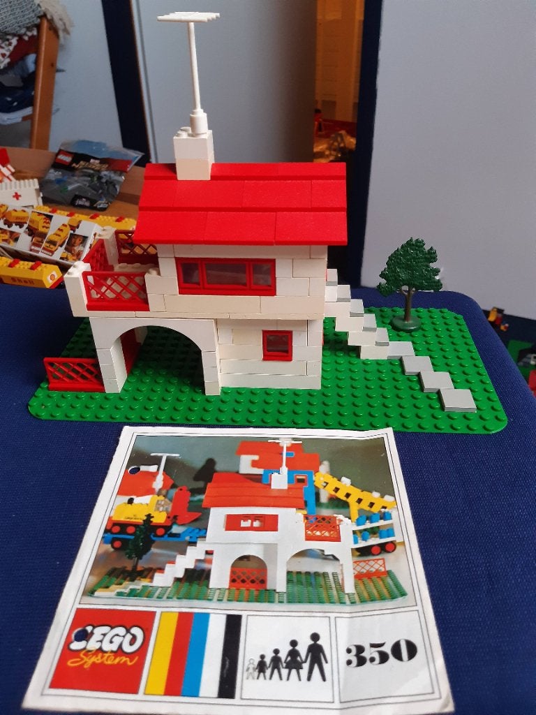 Legoset 350 Spaanse villa met boekje, Ophalen of Verzenden, Zo goed als nieuw
