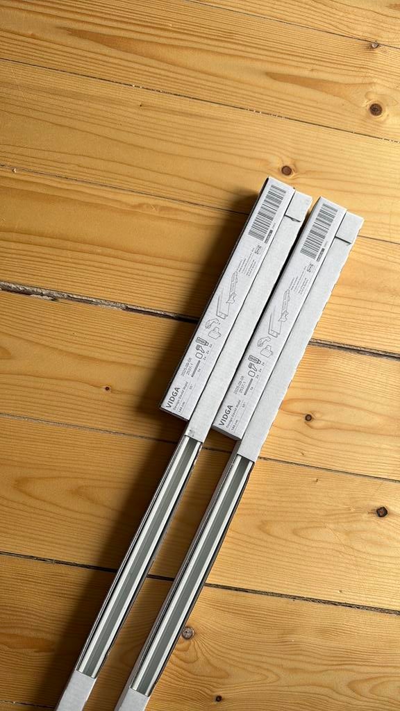 Nieuwe gordijnrails Ikea Vidga, Ophalen, Zo goed als nieuw, 100 tot 150 cm