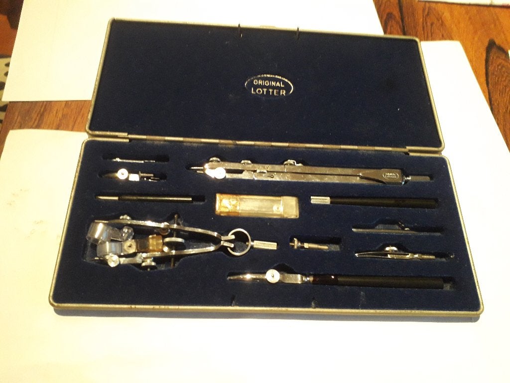 ANTIEK METALEN LOTTER PASSERDOOS in PERFECTE COMPLETE STAAT, Ophalen of Verzenden
