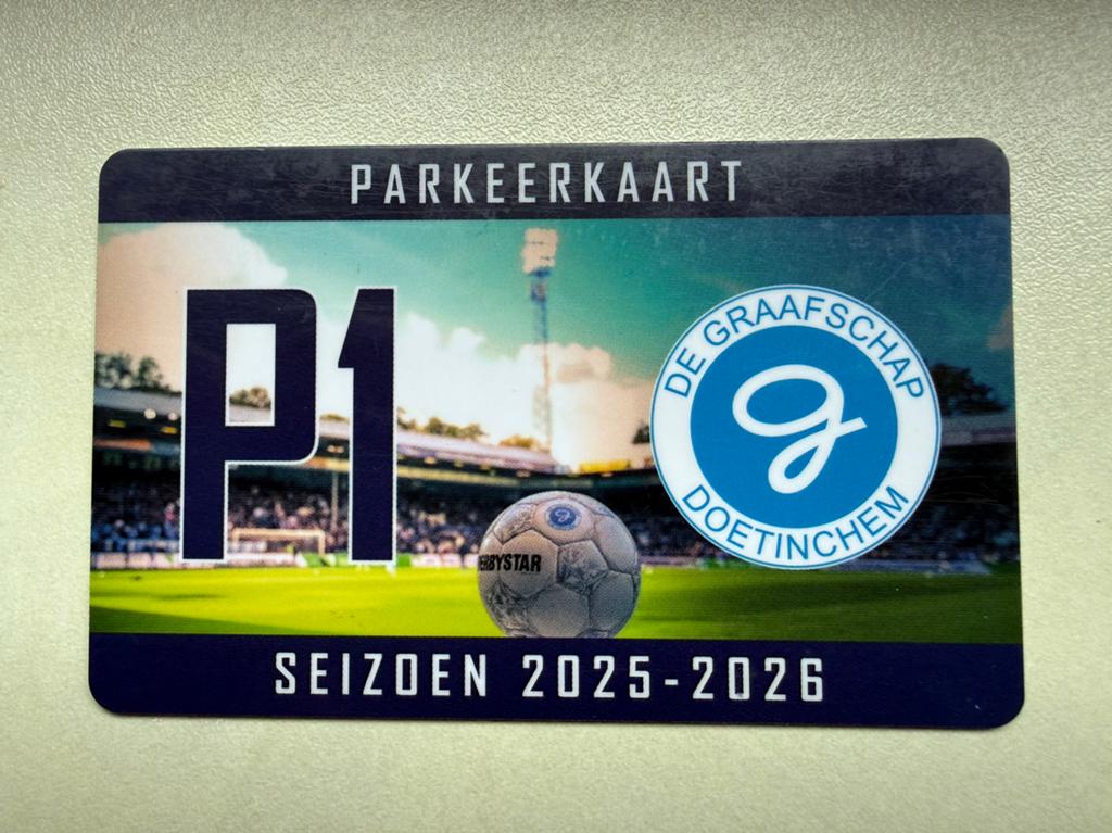 De Graafschap P1 parkeerkaart 2025 - 2026, Verzamelen, Ophalen of Verzenden, Buitenlandse clubs