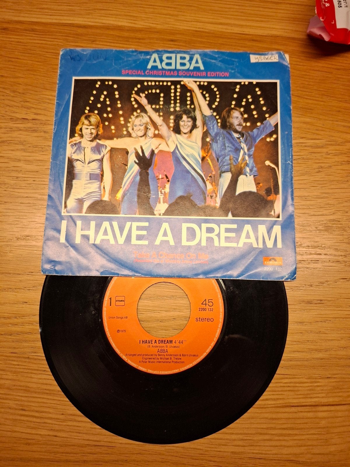 ABBA - I Have A Dream (Special Christmas Souvenir Edition), Gebruikt, Speciale editie, 7 inch, Ophalen of Verzenden