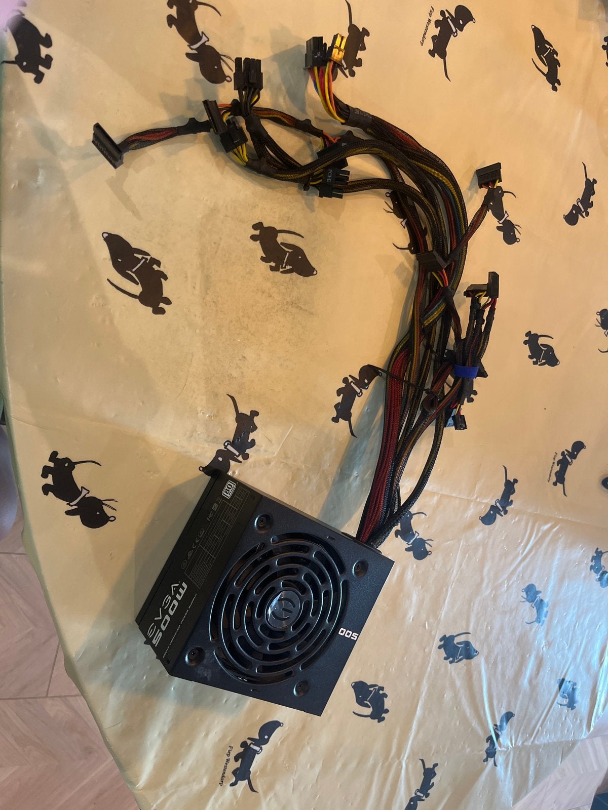 EVGA 500W 80 PLUS Voeding voor PC, Computers en Software, Ophalen of Verzenden, Gebruikt