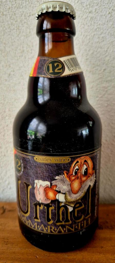 Oude volle fles URTHEL samaranth bier 12 VLAENDEREN. Verzam, Ophalen of Verzenden, Zo goed als nieuw, Flesje(s), Overige merken
