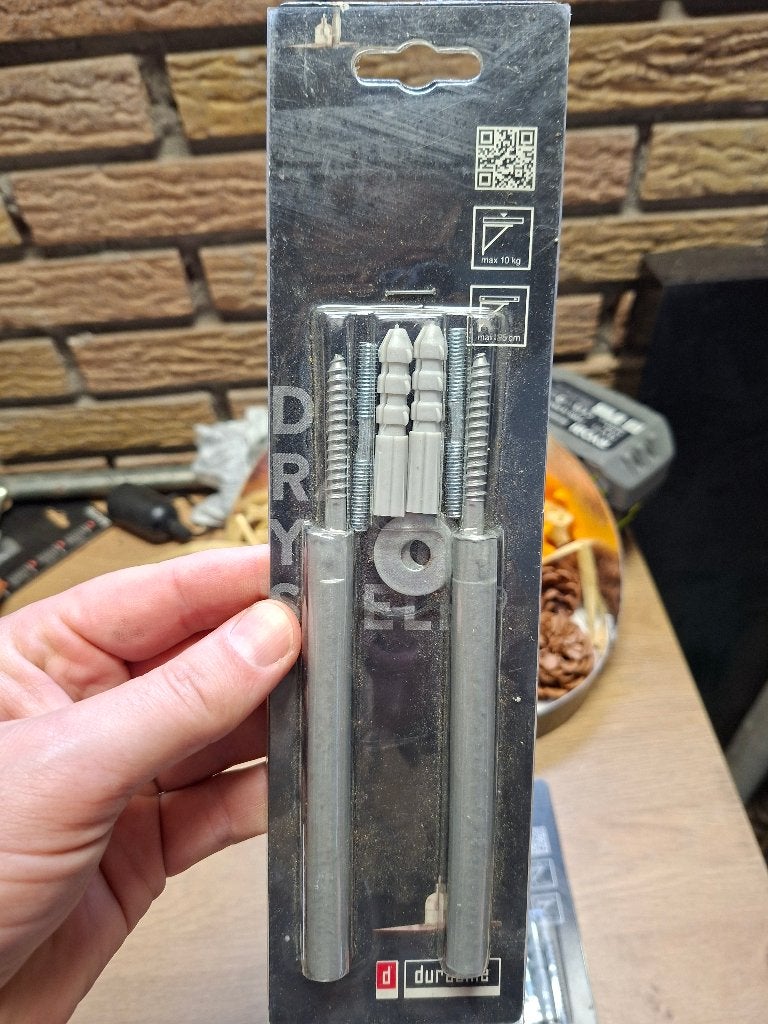 Duraline blinde plankdrager pin (2 setjes dus 4 dragers), Ophalen of Verzenden, Nieuw, 100 tot 250 mm, Overige typen