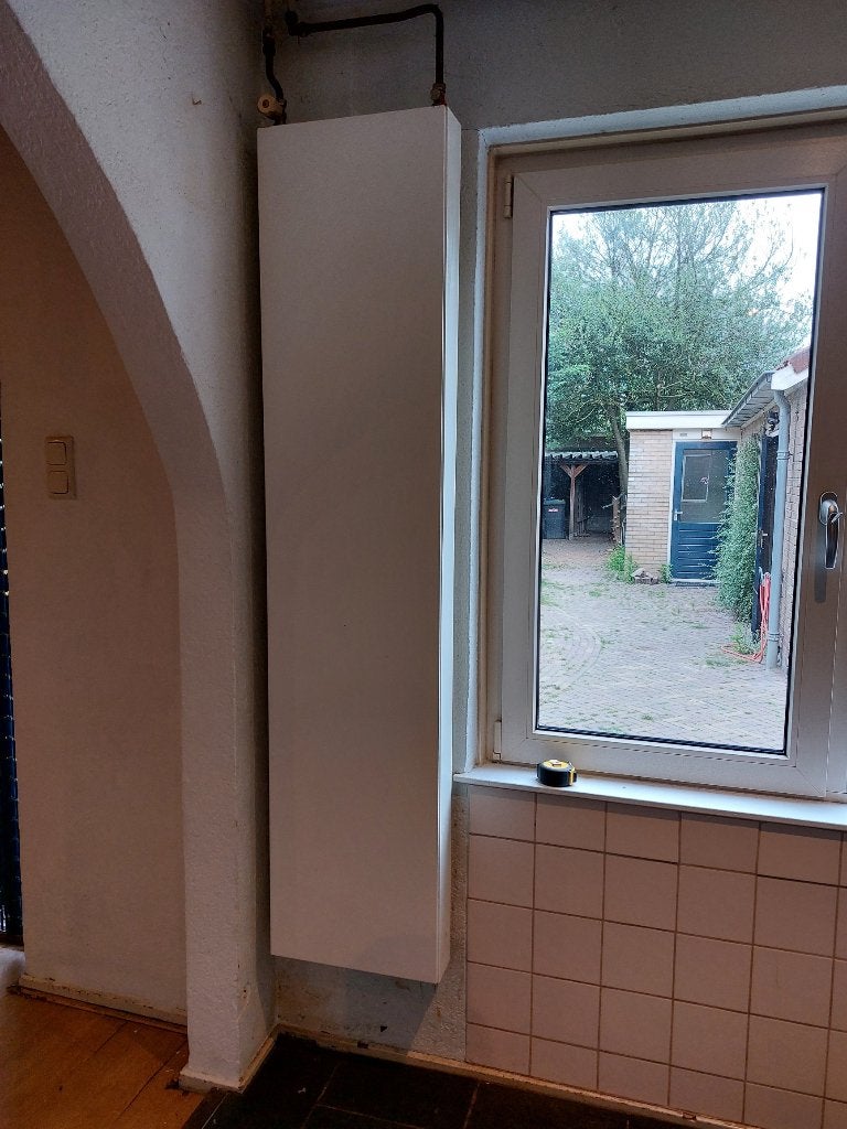 vlakke design radiator, Doe-het-zelf en Verbouw, Verwarming en Radiatoren, Ophalen, Gebruikt, Radiator, Minder dan 60 cm