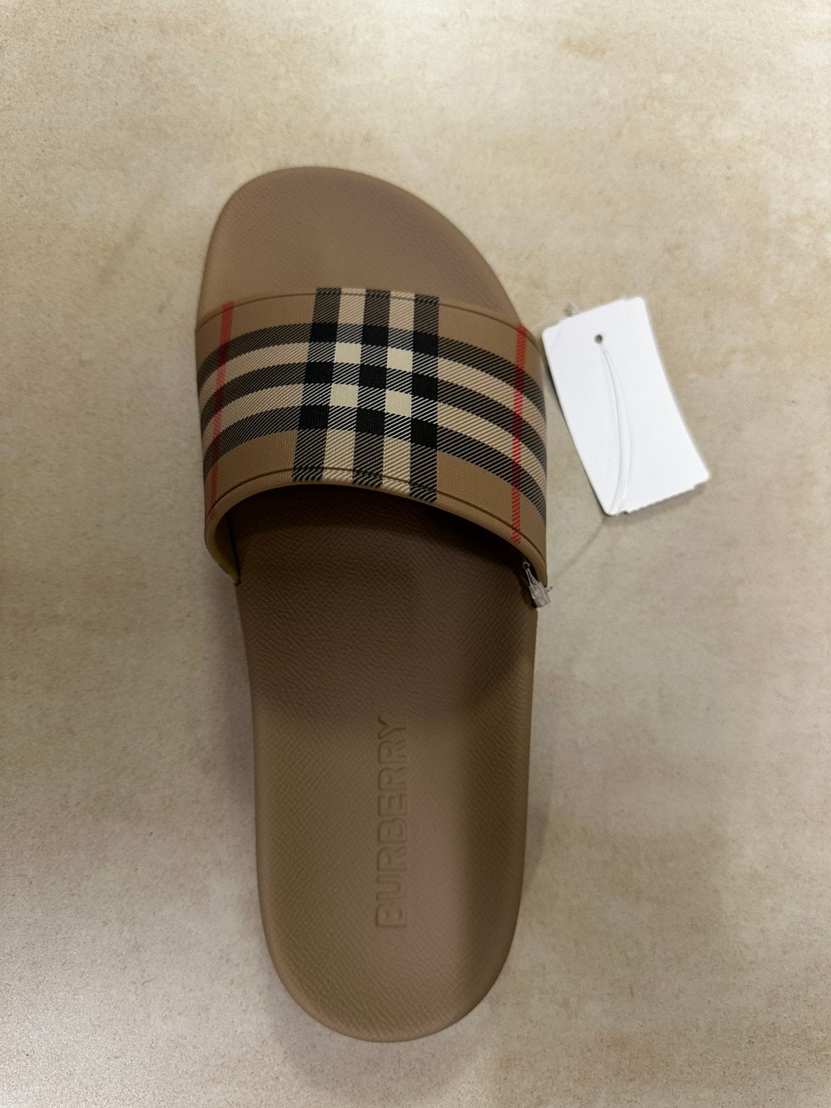 Burberry slippers, Slippers, Beige, Nieuw, Ophalen of Verzenden