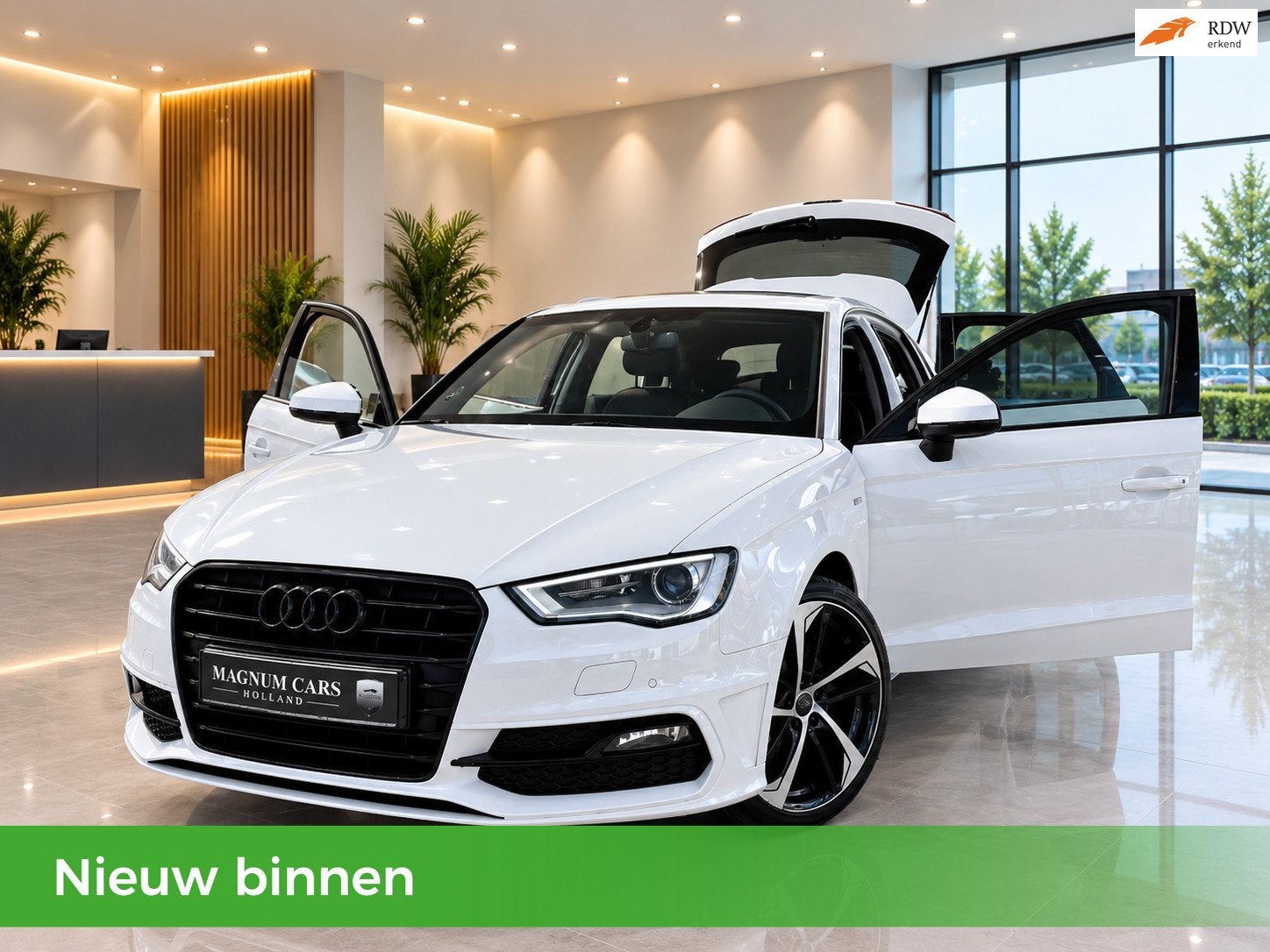 Audi A3 Sportback 1.4 TFSI 5D S-Line Xenon Scherm Navi Nw AP, Dealer onderhouden, 125 pk, Gebruikt, Euro 6