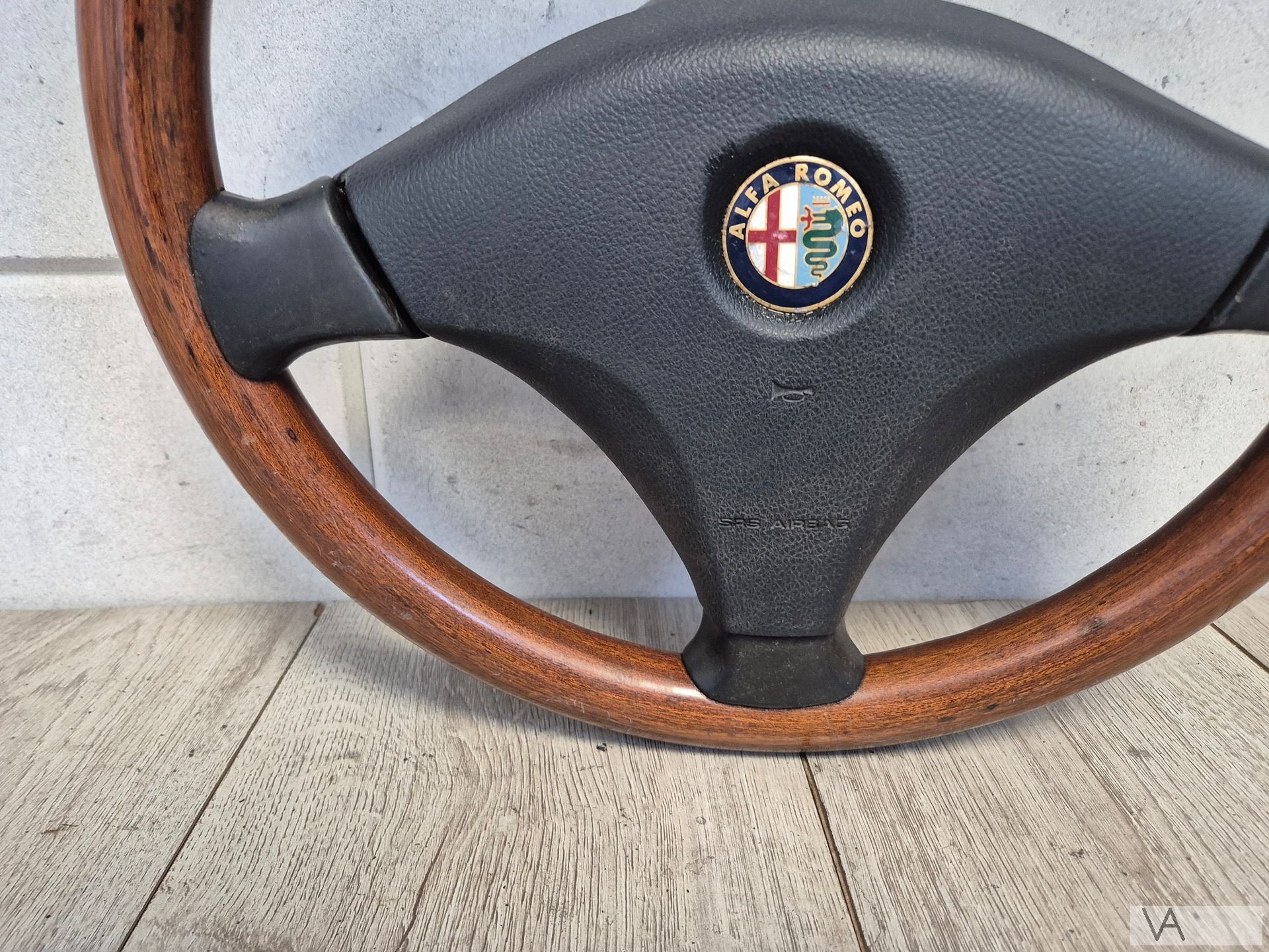 Houten stuur van Alfa Romeo 159 1997 - 2002 met airbag €150, Auto-onderdelen, Besturing, Gebruikt, -, -, Ophalen of Verzenden