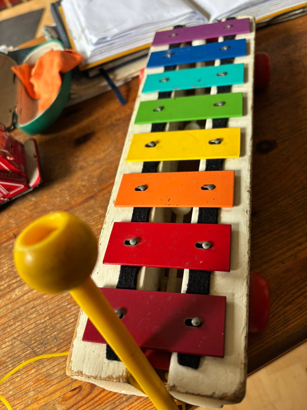 Fisher price oude  sillofoon, Verzamelen, Ophalen, Zo goed als nieuw