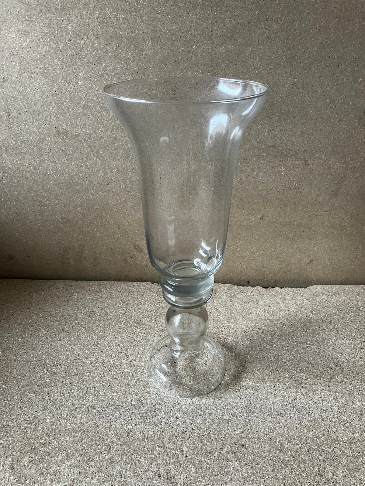 Glazen vaas, Ophalen, Gebruikt, Transparant, Glas