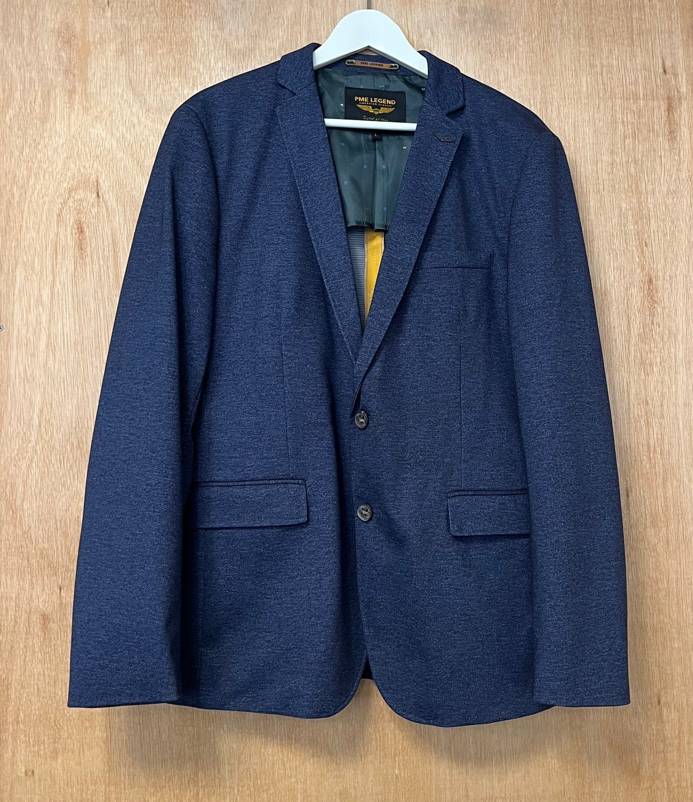 PME Legend blazer colbert jas blauw - Maat L, Ophalen of Verzenden, Zo goed als nieuw, Maat 52/54 (L), Blauw